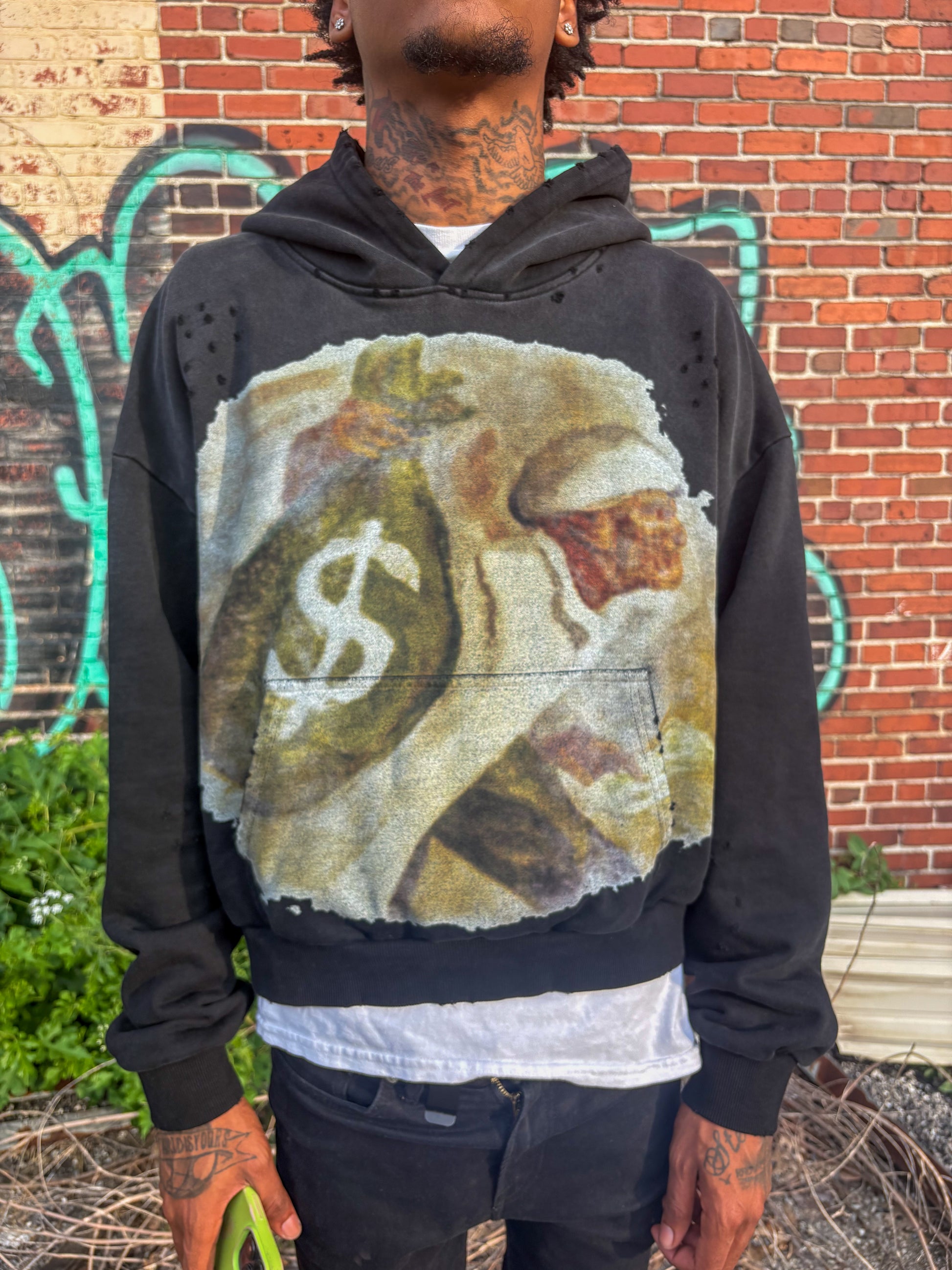 “Cooking Up A Bag” Hoodie In Black