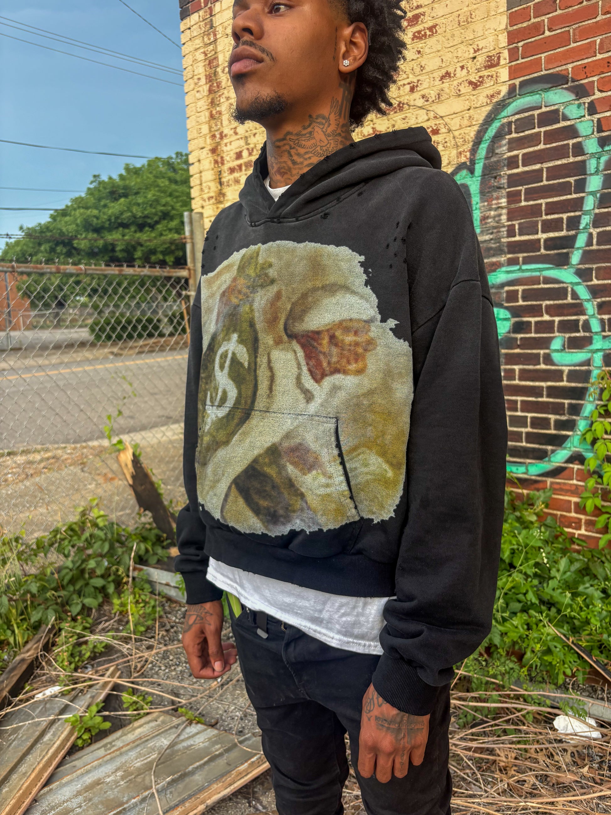 “Cooking Up A Bag” Hoodie In Black
